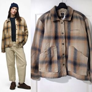 Prana | Bridges Flannel Jacket In Sandstone